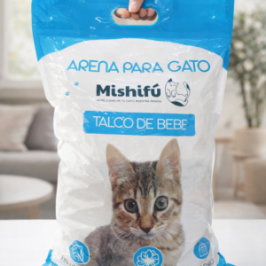 Arena Aglutinante Para Gatos Aroma Talco De Bebé 5kg