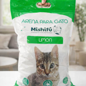 Arena Aglutinante Para Gatos Aroma Limón 5kg