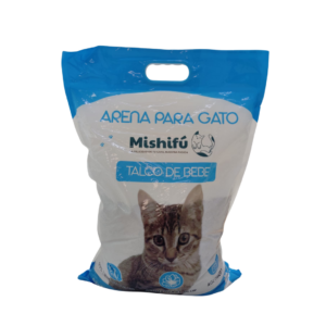 Arena Aglutinante Para Gatos Aroma Talco De Bebé 5kg